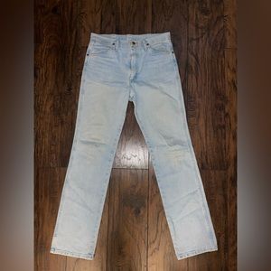 Light Wash Wrangler Boot Cut Jeans